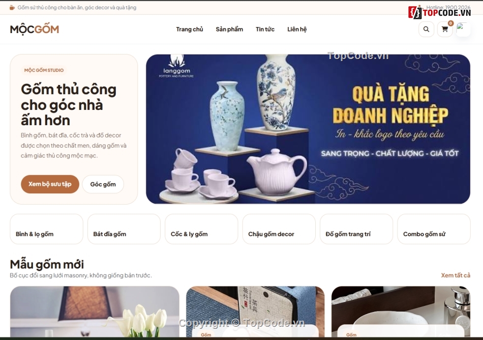 website bán đồ thủ công,đồ án website,bán website